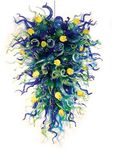 Rose Garden Series' | Hand Blown Glass Art Chandeliers - Custom Chandeliers 3 small