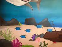 Ocean Mural On Canvas 4 small