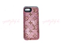 Lv Crystallized Iphone Case Any Cell Phone Bling Genuine European Crystals Bedazzled Louis Vuitton 1 small