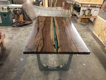 Walnut, Resin & Steel Arches 1 small