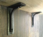 Mantel Shelf Bracket 2" Wide Heavy Duty - Metal Modern Farmhouse Rustic Hand Forged Mantel  Corbel 1 small