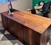 Mid-Century Black Walnut Desk 1 small