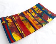 Fused Glass Dish - Chimichurri 5 small
