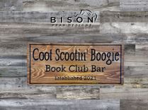 You Design. Natural Cedar Signs. Routed Text 1 small