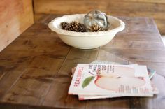 Industrial, Mid Century Modern Wood Coffee Table 3 small