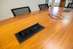 African Mahogany Conference Table 2 small