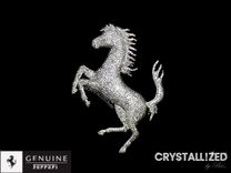 Ferrari Crystallized Car Horse Emblem Bling Genuine European Crystals Bedazzled 1 small
