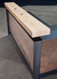 Reclaimed Reception Desk With Metal Wrap 6 small