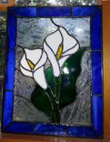 Calla Lily Stained Glass Window 4 small