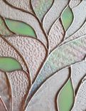 Stained Glass Iridescent Decorative Leaves Window 3 small