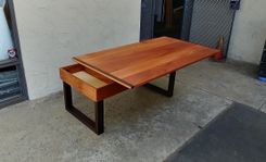 Sapele And Wenge Lift-Top Coffee Table 6 small