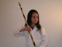 Hurricane Tiger Aikido Bo Staff. 1 small