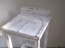 Low Back Solid Wood Bar Stools & Dining Chairs In Distressed White Or Dark Walnut 5 small