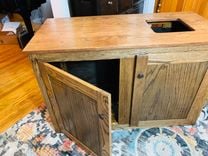 Pikesville Deluxe Cat Litter Box Enclosure, Kitty Cabinet 2 small