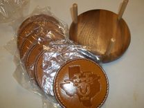 Bcl368  “University Of Texas” Longhorns Coasters 3 small