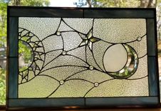 Sun, Moon And Stars Stained Glass Window 1 small