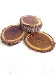 Coasters, Texas Mesquite Wood Coasters - Set Of 6 1 small