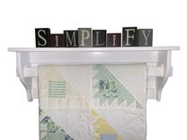 Towel Rack / Quilt And Blanket Holder 3 small