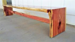 Cedar Waterfall Benches 1 small