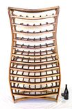 Large Wine Rack - Voluptuous - Made From Retired California Wine Barrels 3 small