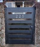 Modern Metal Entry Gate; Steel Security Gate; Heavy-Duty Contemporary Gates 3 small