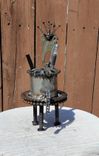 Metal Art Pen Holder 6 small