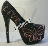 Breast Cancer Awareness Heels ("Live") 1 small