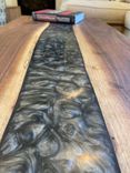 Walnut Epoxy Coffee Table, Epoxy Coffee Table, Coffee Table With Epoxy 1 small