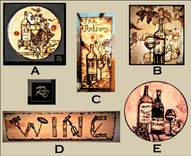 Custom, Wine Glass, Hand Painted, Any Image, Words, Designs, Wine, Champagne, Bottle 3 small