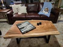 Monkey Pod Live Edge Coffee Table 5 small