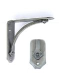 Gothic Metal Shelf Bracket. Forged Handcrafted. 5"X5" - 12"X12" 1 small