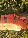 Live Edge Cedar Wood And Metal Hanger Coat Rack 2 small