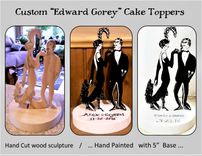 Wedding Cake Toppers, Theme Wedding, Gothic Wedding, Lgbt Wedding Cake Topper 3 small
