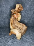 Free Standing Single Head Juniper Taxidermy Pedestal 4 small