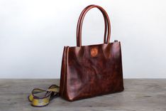 Italian Leather Diana Tote 3 small