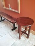 Arts And Crafts Stickley Style Round Side Table 3 small