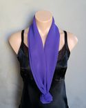 Purple Chiffon Scarf 3 small