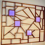 Contemporary Modern Illuminated Wall Art Sculpture 1 small