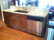 Modern Cherry Custom Kitchen Cabinets 5 small