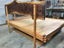 Custom Live-Edge Floating Platform Bed 3 small