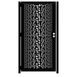 Decorative Steel Gate - Floral Pattern - Handmade - Custom Gate - Steel Room Divider 2 small