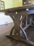 Dutch Pullout Extension Table On Trestle Base 3 small