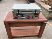 Wooden Cooler Stand 3 small