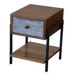 Walnut Continuous Grain End Tables 1 small