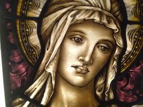 Pictorial Painted Stained Glass Window, Home Decor, Window Decor - Pick Your Favorite! 2 small