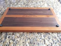 Walnut And Cherry Cutting Board With Cherry Inlay 3 small