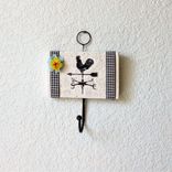 Vintage Farmhouse Utility Hook Rooster Weather Vane Decor 1 small