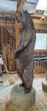 ** Example Piece ** Six Foot Tall Grizzly Bear Chainsaw Carving 3 small