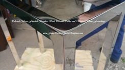 Mirror Finished Stainless Steel Parson's Table 3 small