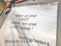 Personalized Quote Signs 2 small